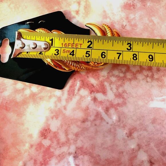 Vintage NAPIER Gold Brooch 80’s - Picture 4 of 8